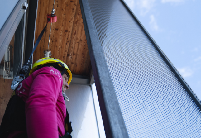 Installation de ligne de vie