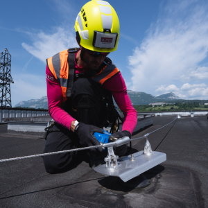 ligne de vie cable installé par un expert Altius