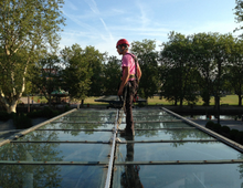 Ligne de vie rail Professionnel Altius avec ligne de vie rail pour travaux en hauteur